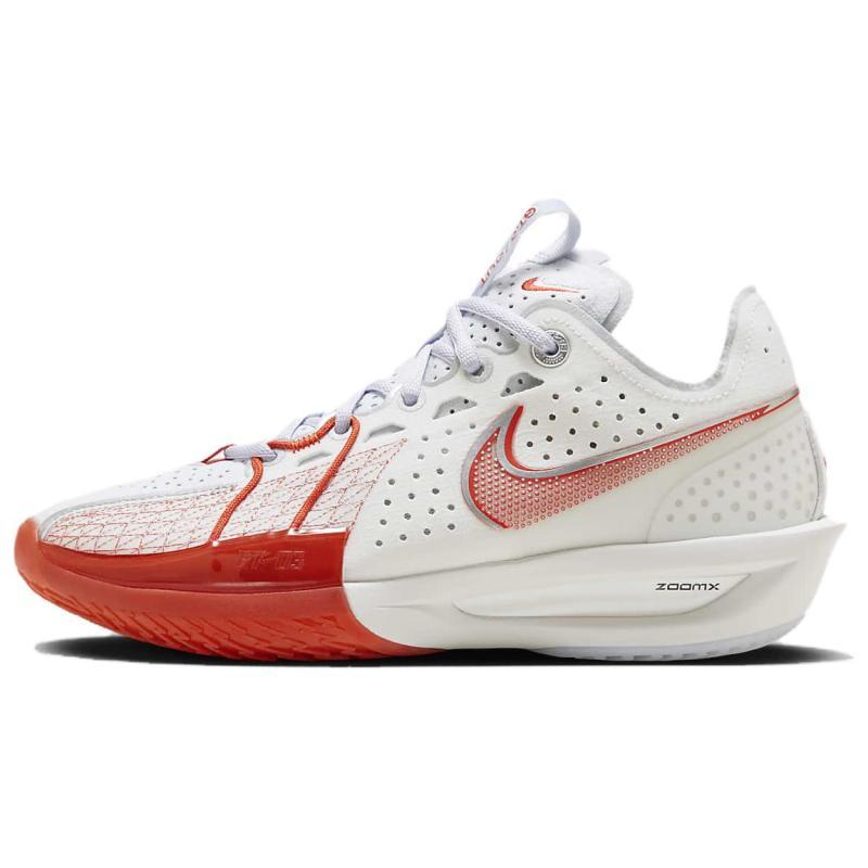 Nike Air Zoom GT Cut 3 EP White Picante Red Sneakers Casual DV2918-101