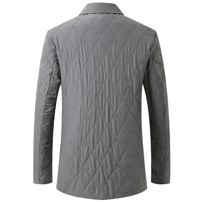 Fashion Casual Lapel Cotton-padded Jacket Men's Jacket No Ironing Cotton-padded Padded Jacket