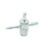 0-75PSI Tyre Deflator Rapid Tire Air Pressure Gauge Pointer Type Dial Valve Tool