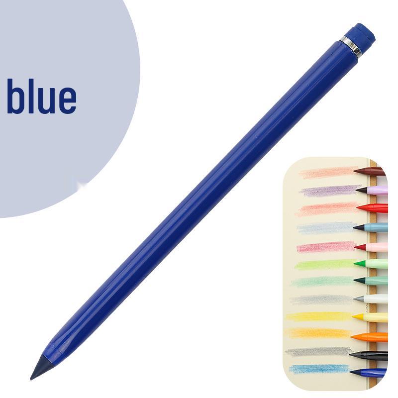 Erasable Posture Correcting Eternal Pencil - 12 Colors, No Sharpening Needed, Durable Lead, Perfect for Kids' Drawing.