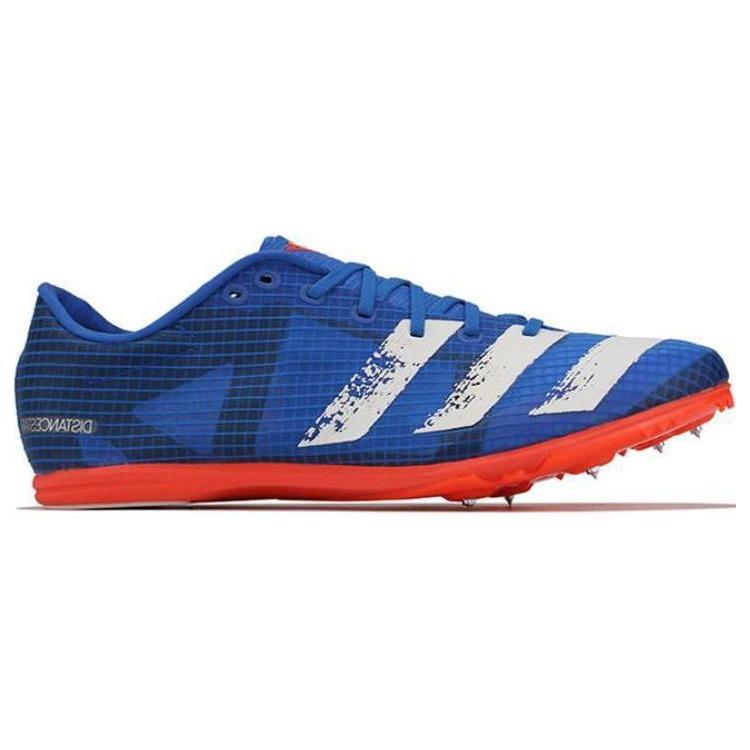 New Adidas Distancestar Durable Breathable Low Top Running Shoes Unisex Blue EG1202
