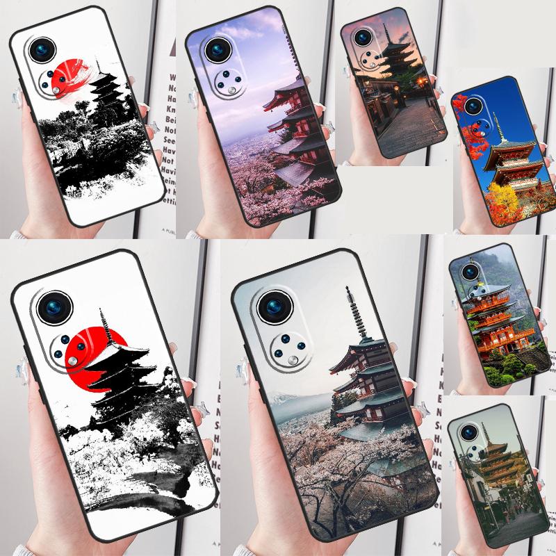 Japanese Temple Kyoto Case For Honor Magic 7 Pro 5 6 Lite Honor 200 Pro 50 70 90 X8b X9a X8a X8 X9 X9c X9b Cover