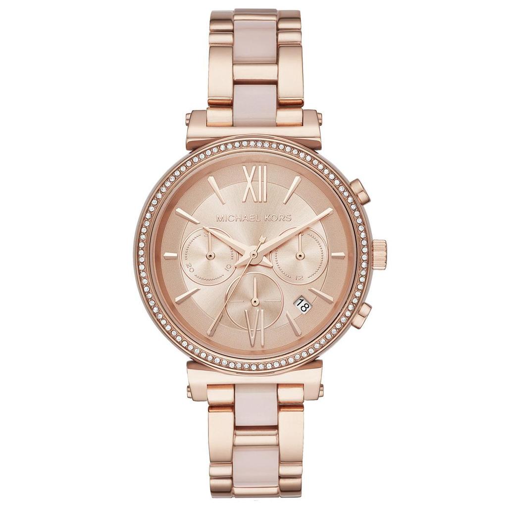 Michael Kors MK6560 Sofie Chronograph Rose Dial Ladies Watch