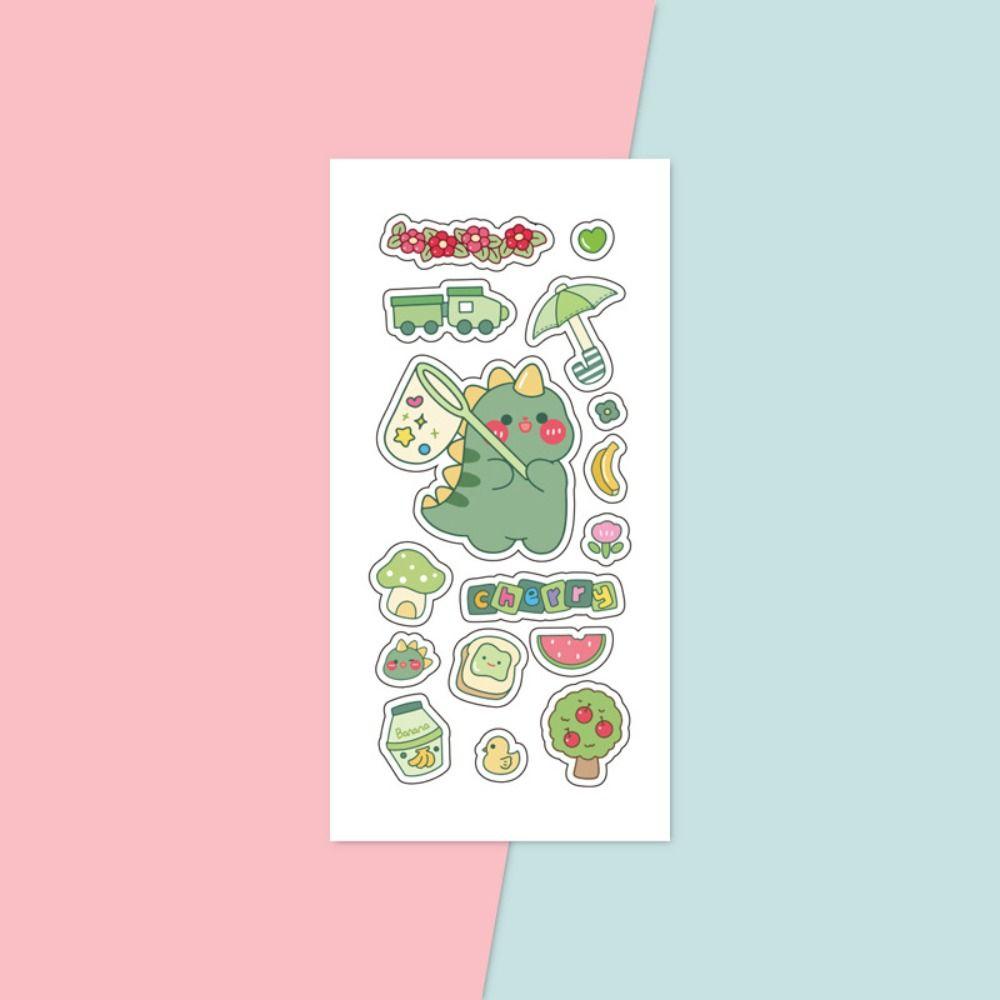 Waterproof Cartoon Stickers Transparent Water Bottle Decor New PVC Stickers  Girls