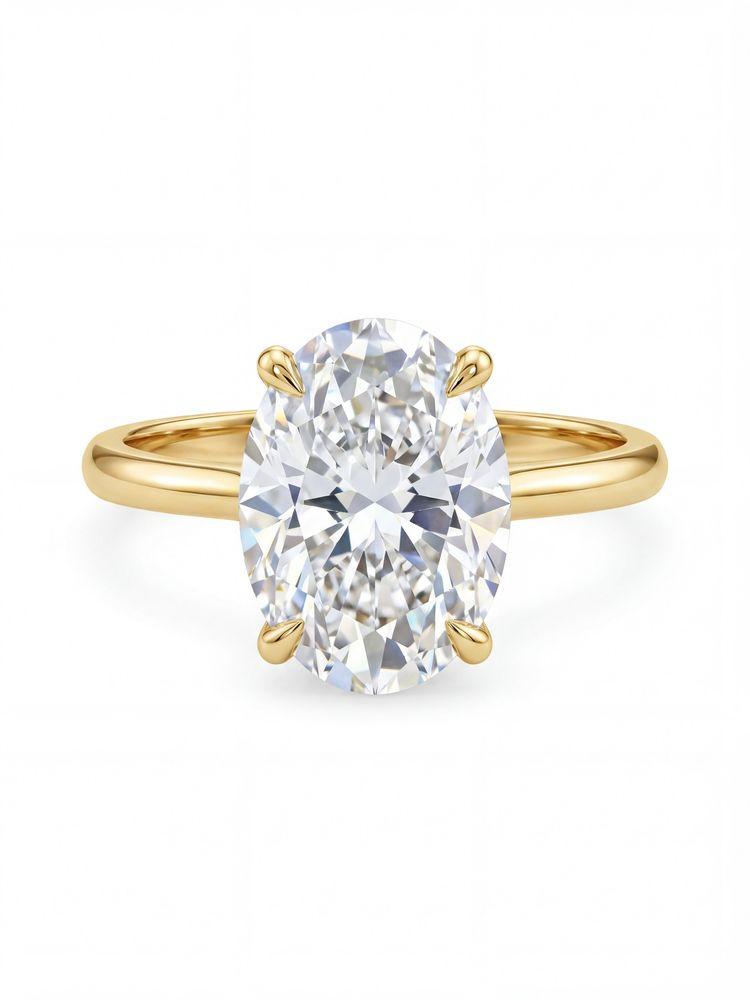 925 Sterling Silve 1-8CT Zircon Gorgeous Shiny Oval Stone Ring for Women Engagement Wedding Luxury High Quality Fine Jewelry