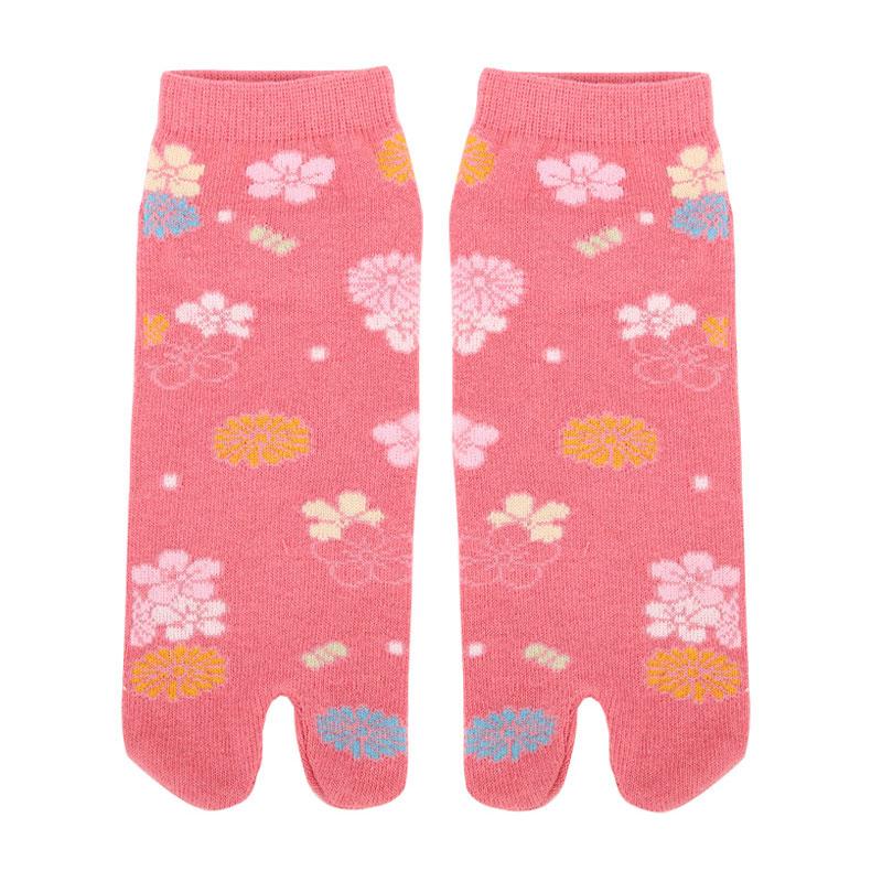 New High Quality Combed Cotton Split Toe Socks Unisex Simple Comfortable Two-Toed Socks Japanese Harajuku Men Women's Tabi Socks