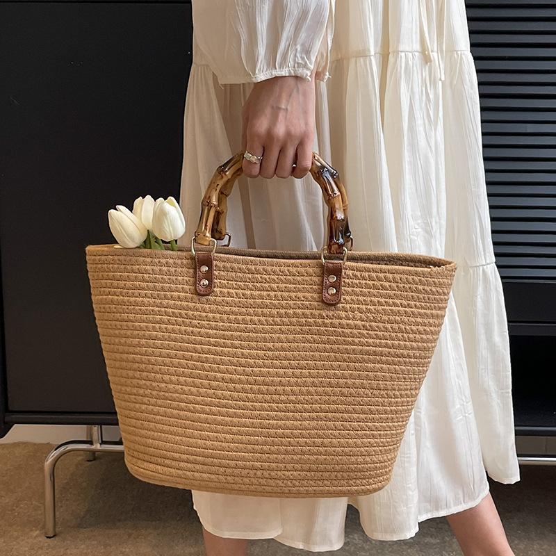 

Соломенные плетеные сумки для женщин, новые летние пляжные плетеные сумки, стильная сумка-тоут для поездок на работу и обратно