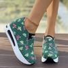 Fashion Fashion Butterfly Print Platform Sneakers Women Lightweight Slip On Walking Shoes Woman Thick Sole Non Slip Casual Sports Shoes