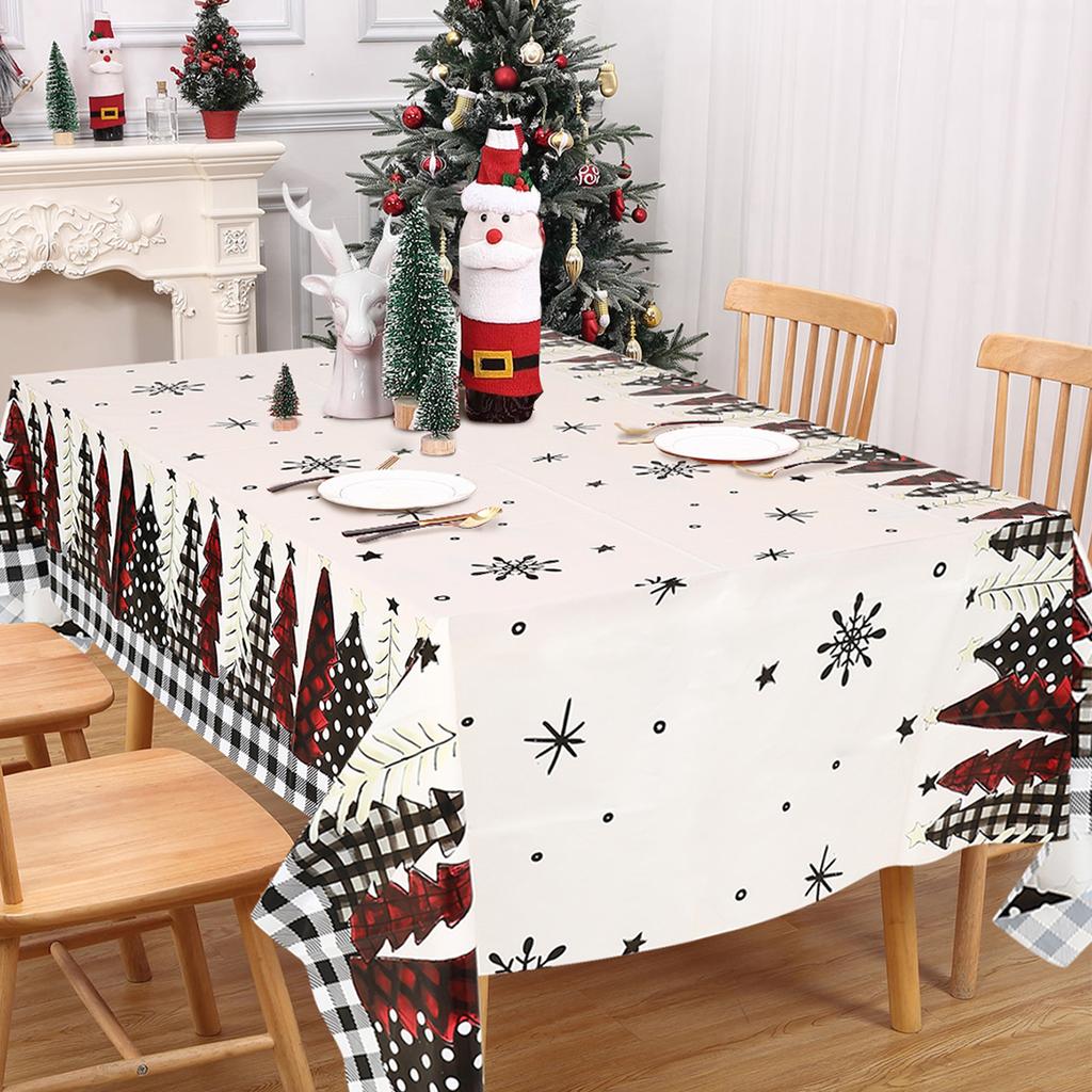 Christmas Santa Claus Tablecloth Merry Christmas Decoration for Home  Desktop Xmas Ornament Navidad Natal New  Gift