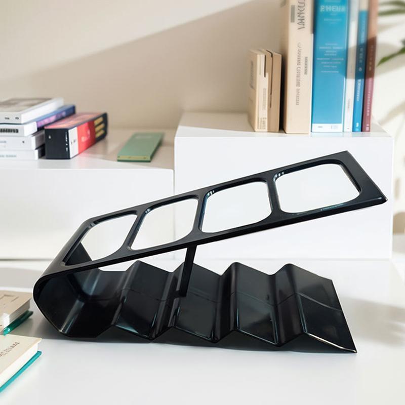 Four-Hole Air Conditioner Tv Remote Control Bracket 4-Grid Storage Rack Tv Air Conditioner Remote Control Bracket
