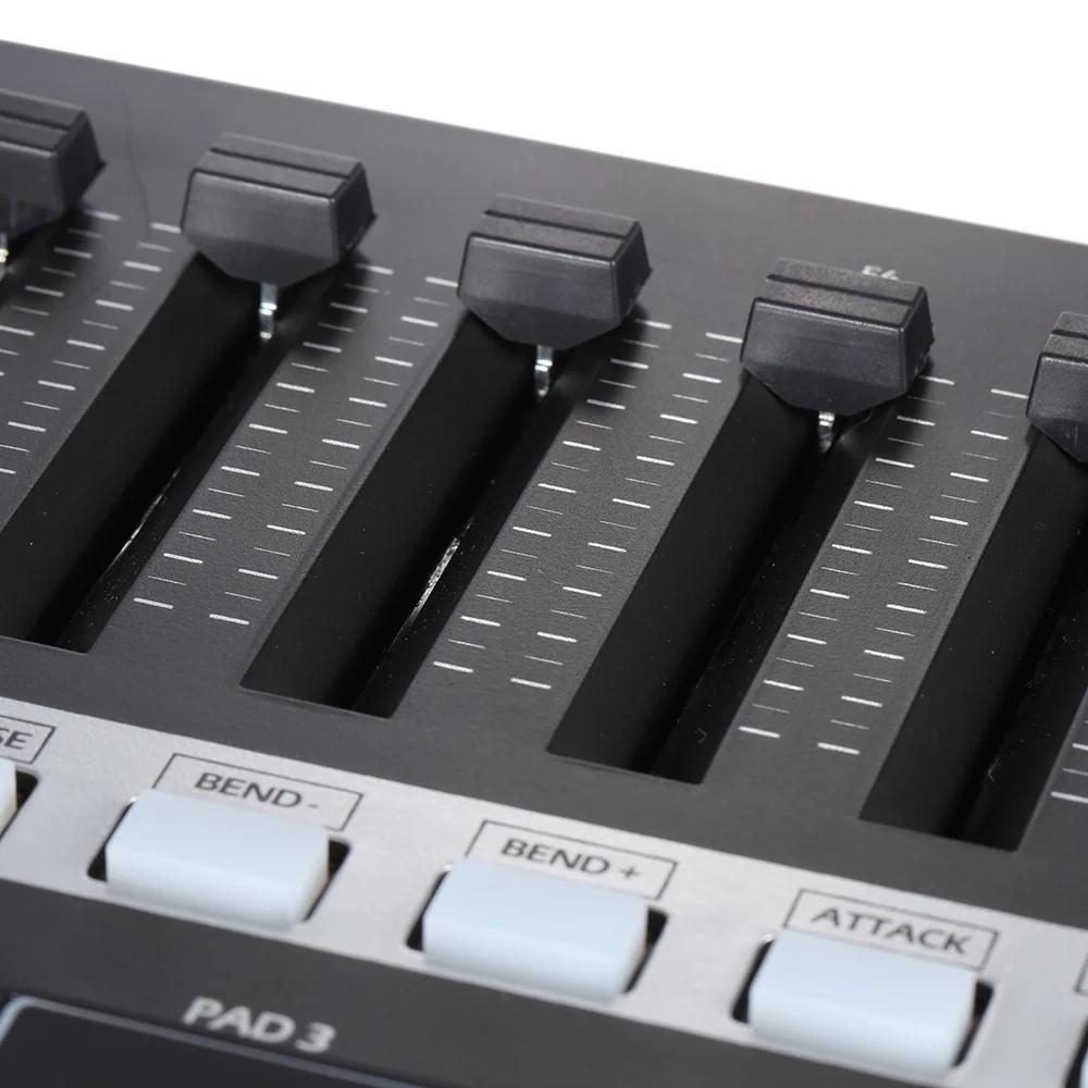 NEW World PANDA200 Portable USB MIDI Controller Keyboard Mini MIDI Pad Controller 16 Drum Pad with USB Cable
