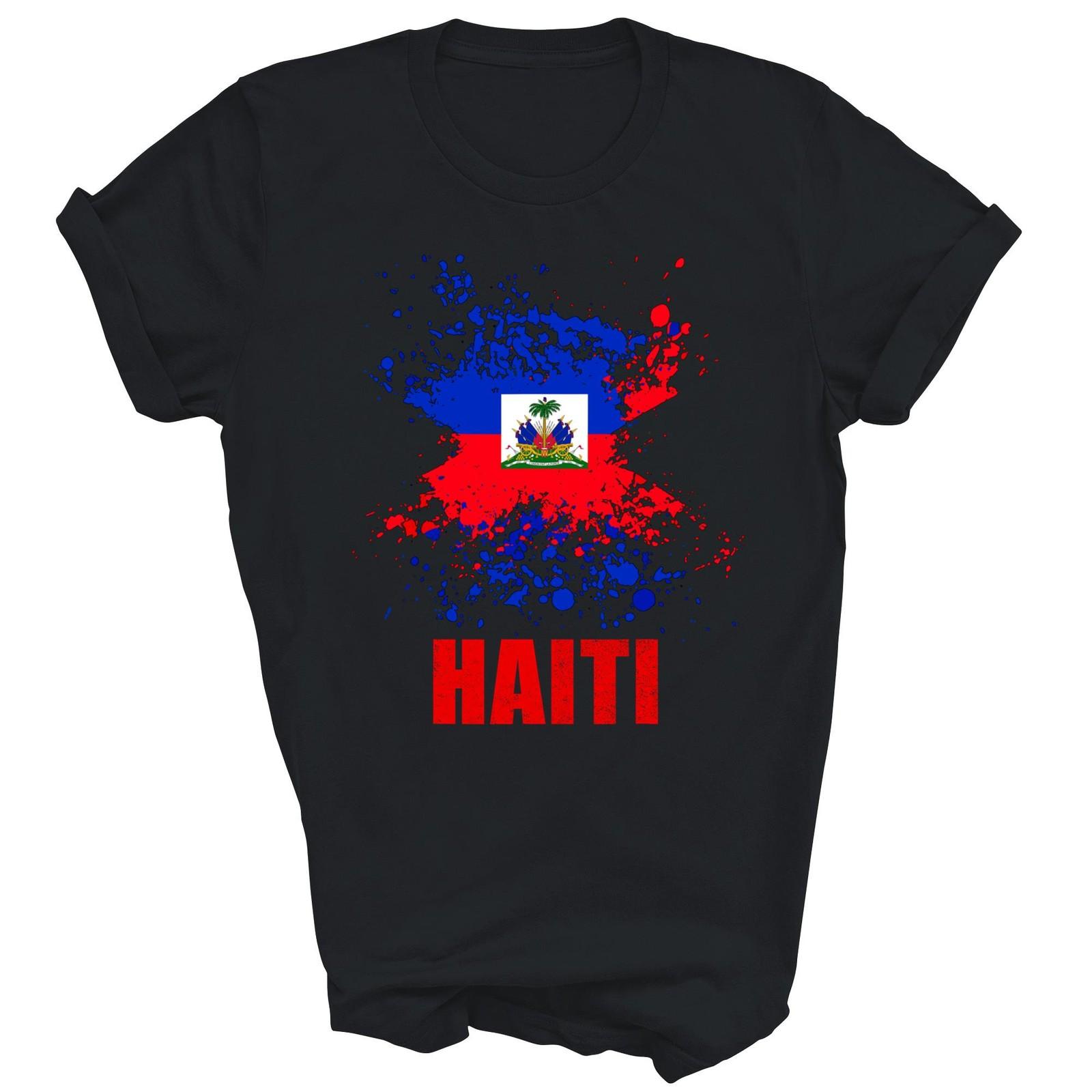 Haiti Haitian Flag Day Pride Unisex Shirt Gift L