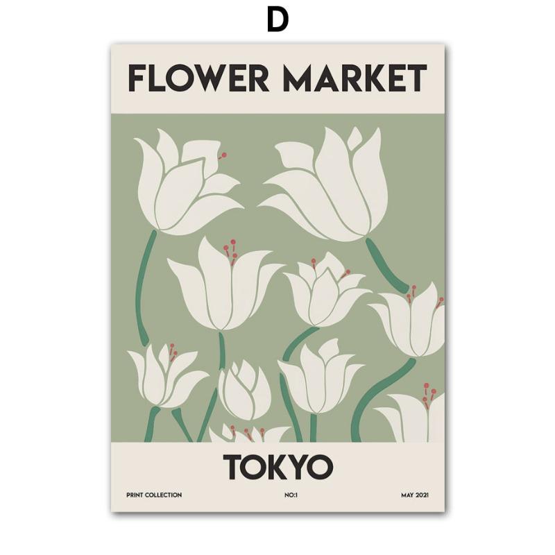 Matisse Blumenmarkt Picasso Abstrakte Poster und Drucke Wandkunst Leinwandmalerei Hotelgalerie Bilder für Wohnzimmerdekor