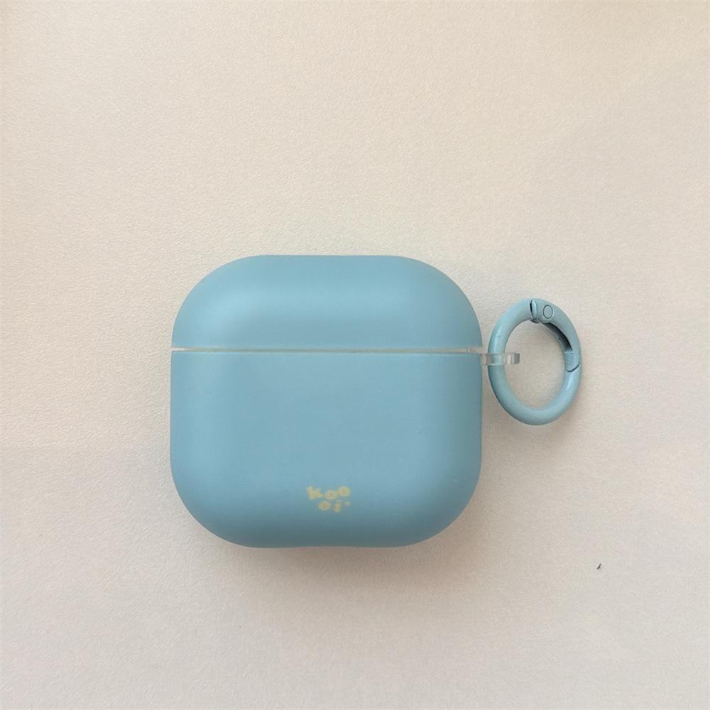 Fog powder blue star simple earphone cover for Apple AirPods 1 /1 generation matte case PRO1/PRO1 anti-drop