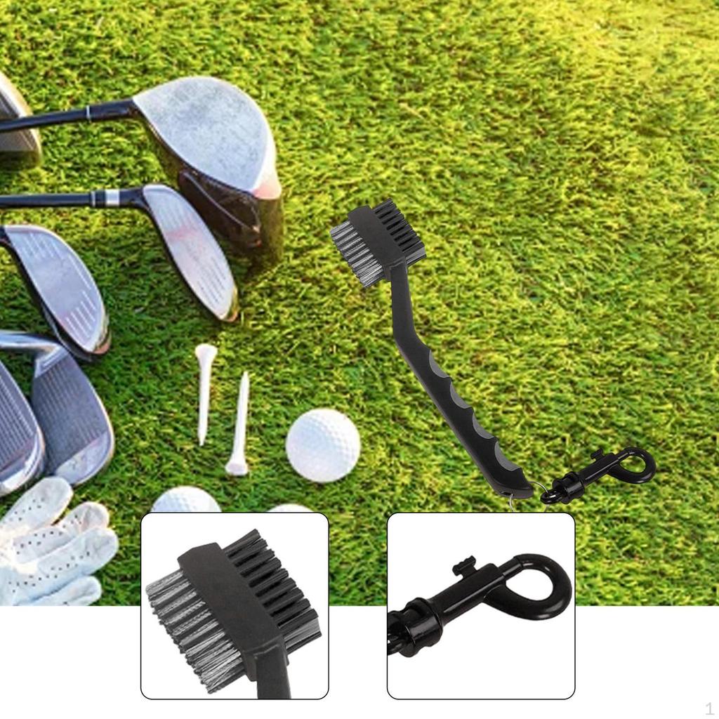 Golf Club Brush Cleaning Tool Comfortable Grip Putting Golfing Equipment Easily Attached To Bag