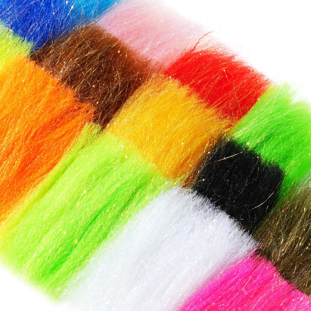 Combed Ice Silk Fiber Fly Fishing Jig Head & Nymph Tying Material