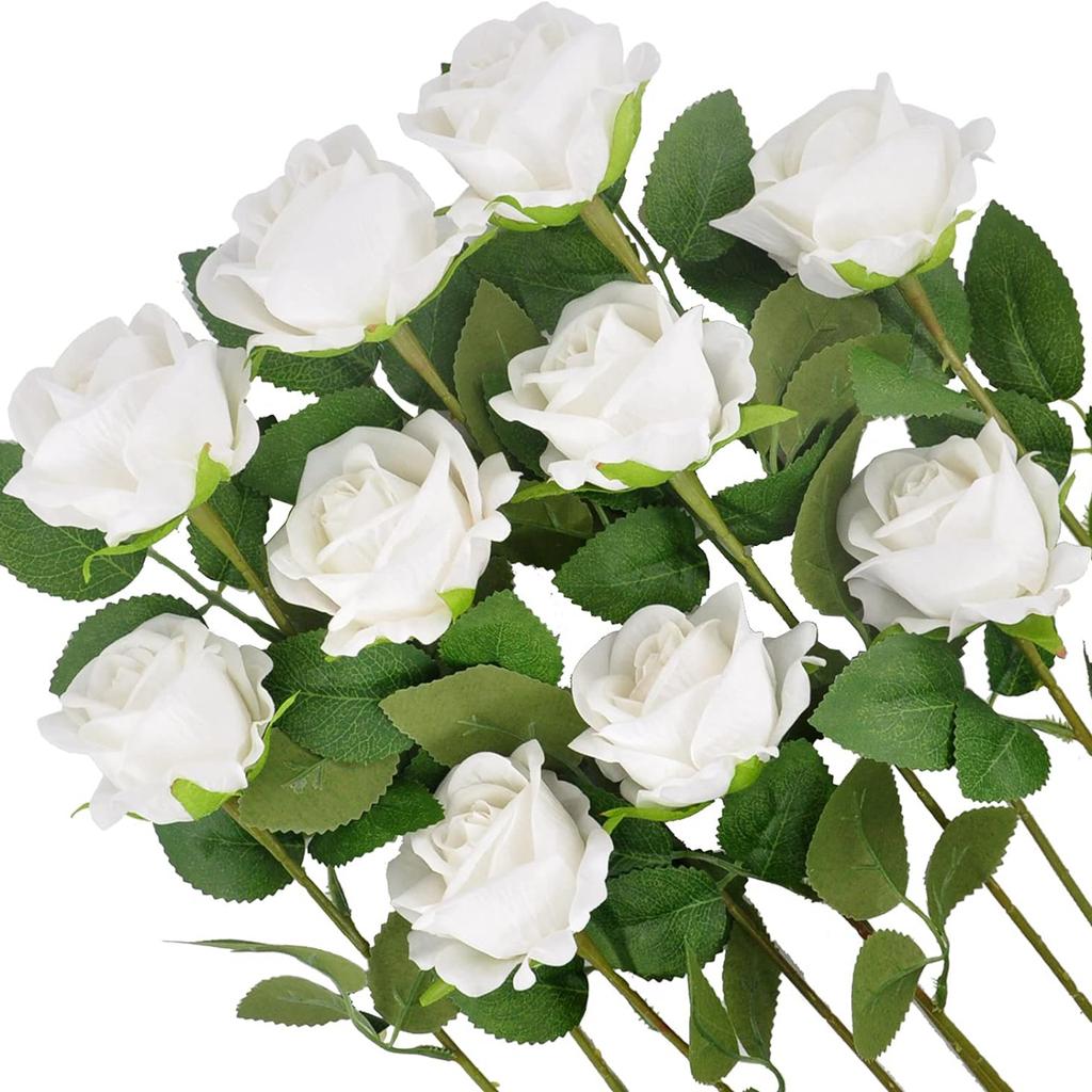 5/10pcs Artificialflower Silk Rose Long Branch Bridal Bouquet Wedding Home Vase Table Decoration DIY Gift Box Wreath Accessories