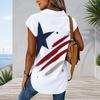 Women Plus Size Cap Sleeve Button Up Shirt Dress Romantic Pink Heart Floral Print Curved Hem Casual Tunic Blouse
