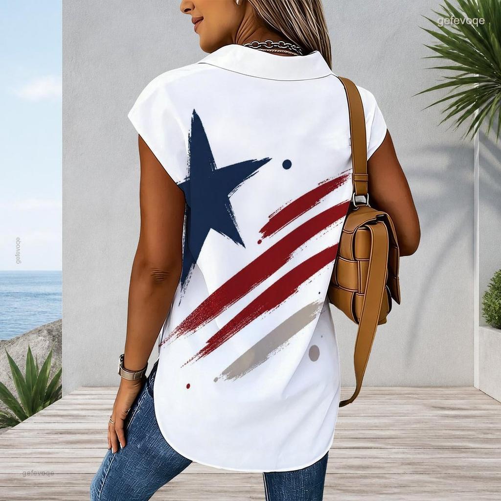 Women Plus Size Cap Sleeve Button Up Shirt Dress Romantic Pink Heart Floral Print Curved Hem Casual Tunic Blouse