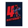 Spider-Man Childrens/Kids 4th Birthday Hoodie