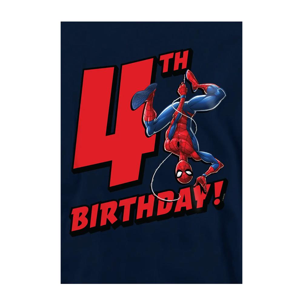Spider-Man Childrens/Kids 4th Birthday Hoodie