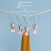 5pcs Stainless Steel Clothes Drying Hanger Antislip Clothes Clips Portable Hangers Clip  Home