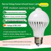 Infrared Motion Sensor Light Bulb with Sound and Light Control