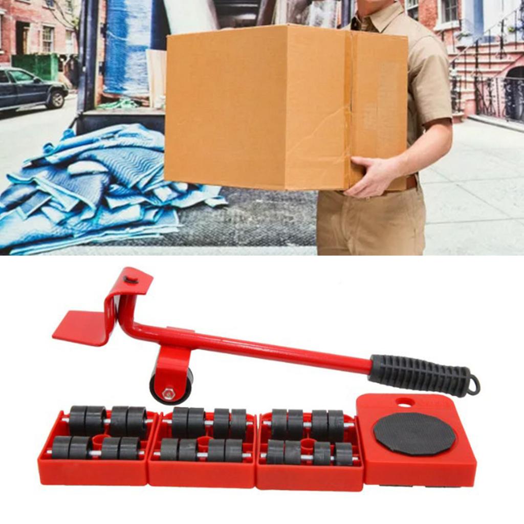 5Pcs Furniture Lifter Mover Dolly 360 degrees  Rotation Great Bearing for Sofa Table Cabinet