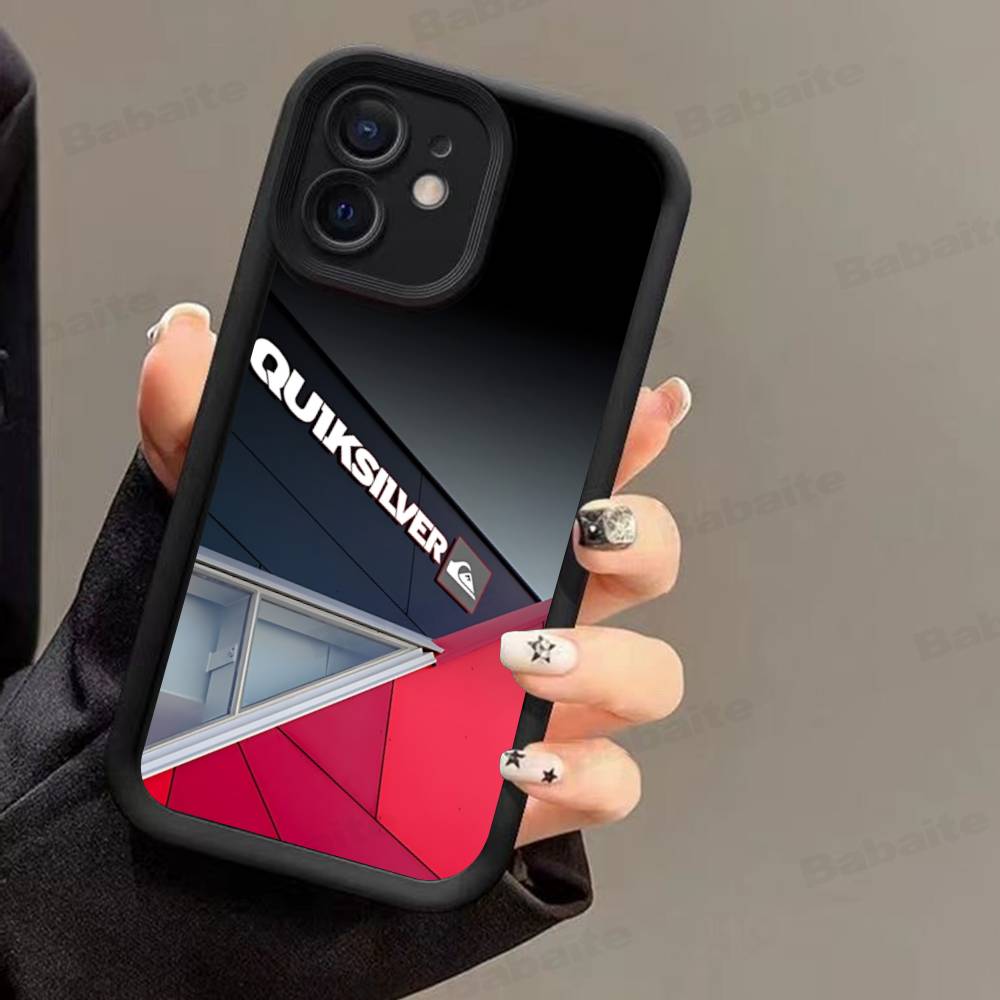 Surf Brand Q-QuiksilverS Logo Phone Case For IPhone 17 16 15 14 Plus 13 12 11 Pro Max Silicone Cover