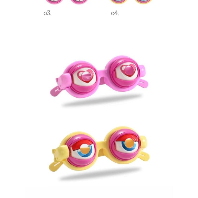 Creative Novelty Pull String Winking Trick Glasses Spoof Funny Crazy Glasses Toys Gifts for Adults and Children