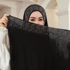 Diamond Modal Jersey Instant Hijab Scarf Woman Muslim Shawls Ladies Soft Wraps Solid Color Islamic Headband Turban 170*60cm