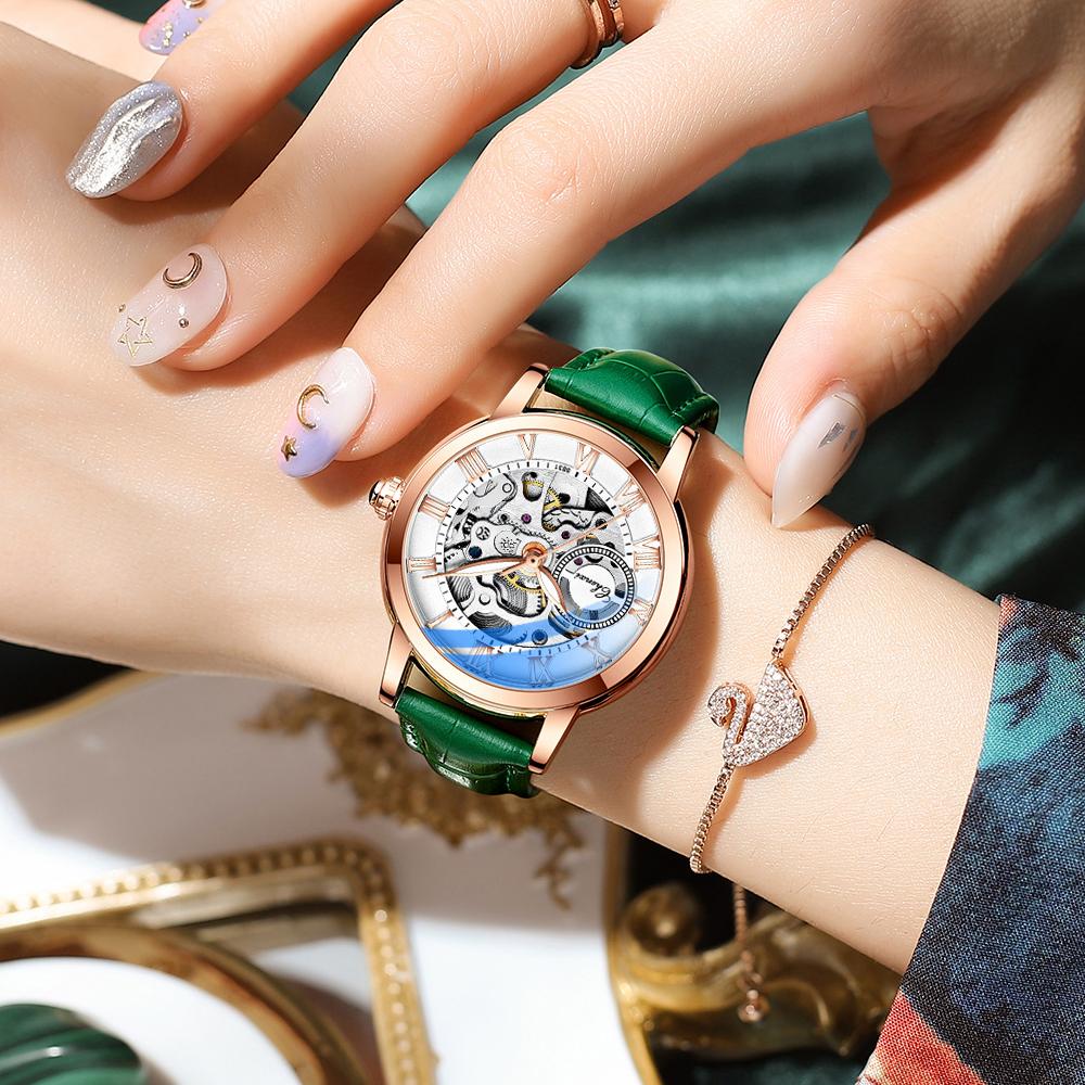 CHENXI Women Automatic Mechanical Watch Top Brand Luxury Stainless Steel Waterproof Wrist Watch