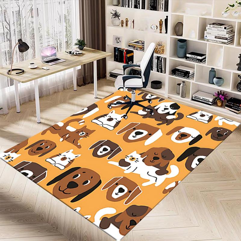 1PC Dog Cat Extra Large Non-Slip Floor Carpet, Office, Family, Bedroom, Studio - Large Area Rug Indoor Rugs, Vibrant Colors-W286