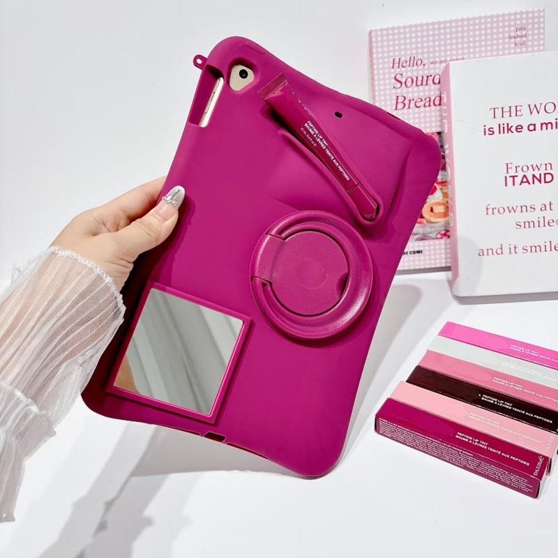 

3D Помада Макияж Силиконовый Чехол для iPad 10-го 11-го поколения air 4 5 10.9 11 pro 11 9.7 10.2 Портативный Чехол для Планшета с Блеском для Губ iPad pro 12.9