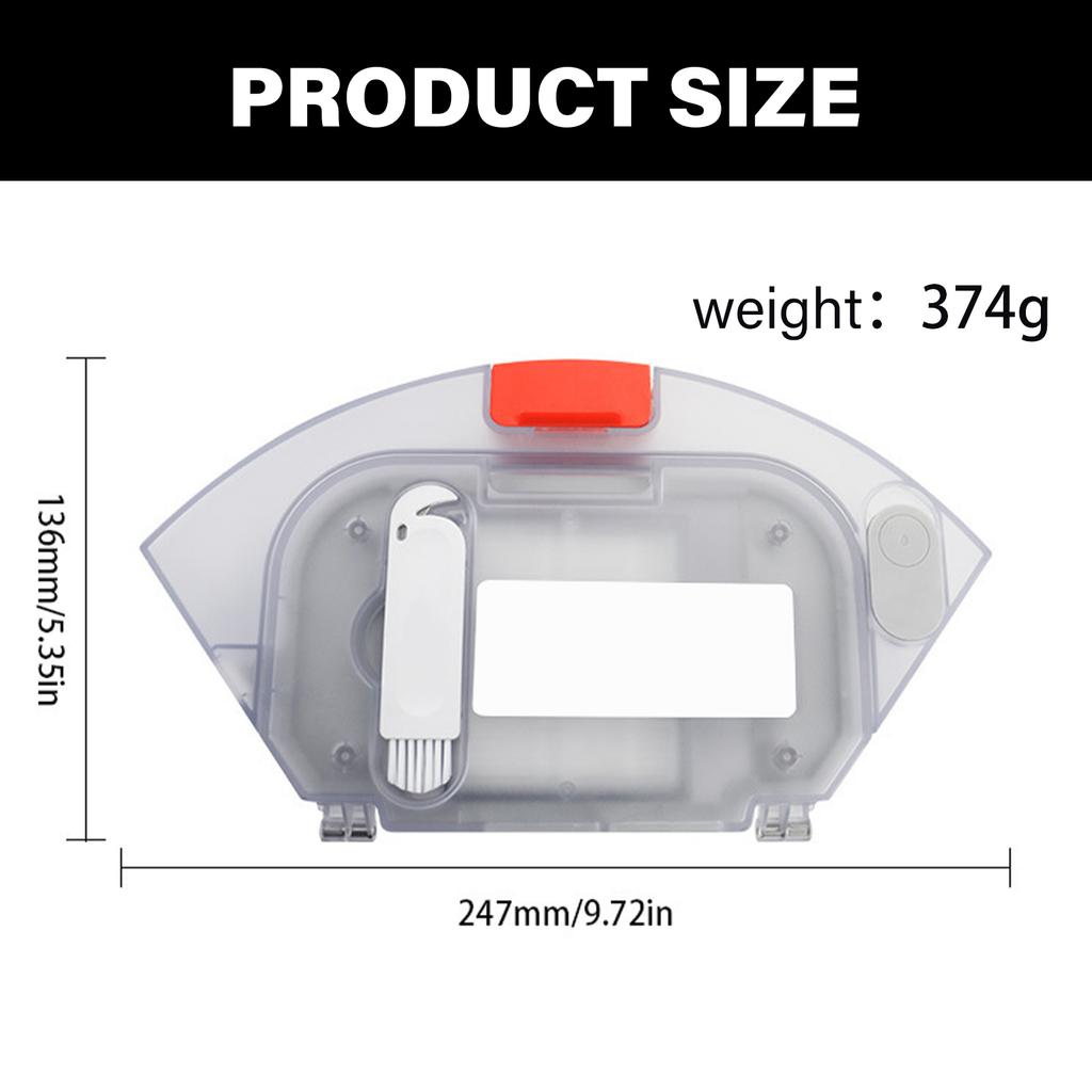 Dust Box Collector Dust Container Dust Collector Efficient Cleanings Replacement Dust Box Suitable for Robot Vacuum