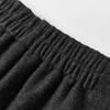 Xiangying Women's Grey Wool Blend High-Waist Straight-Leg Suit Pants