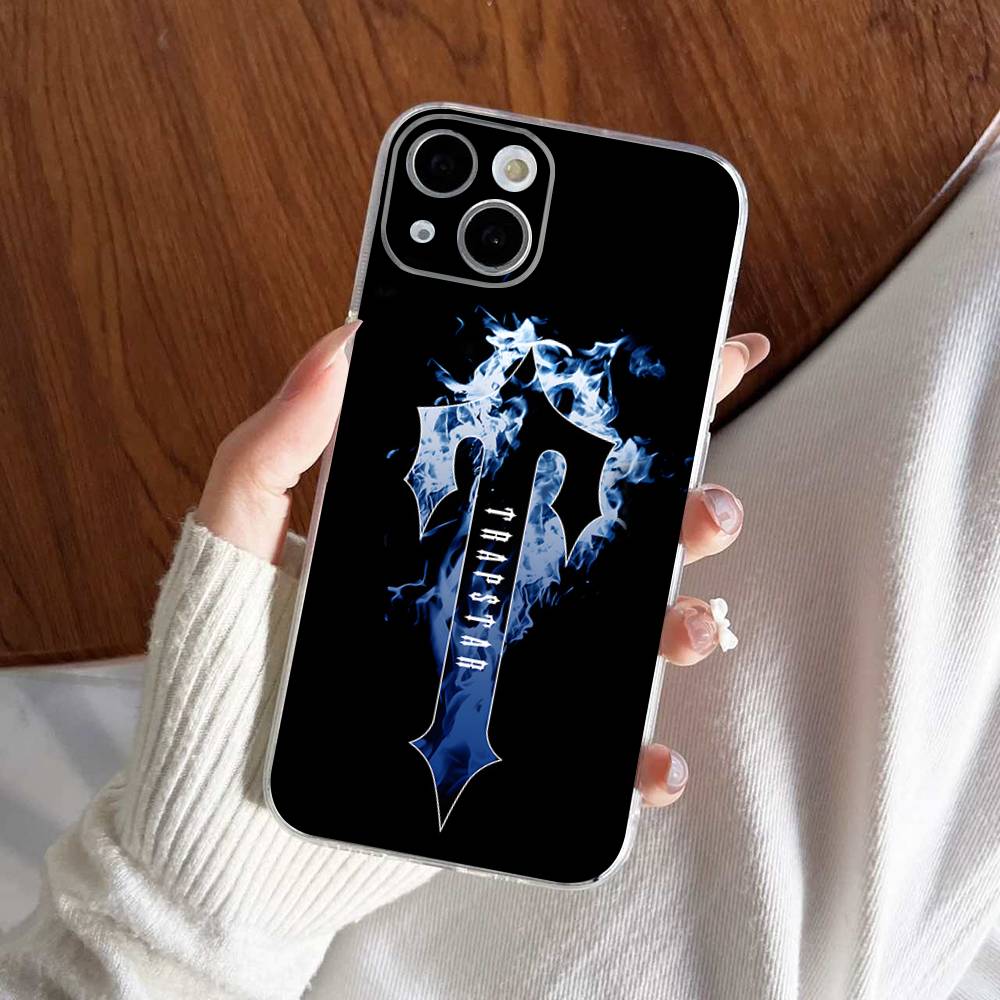 T-Trapstars Dla iPhone 17 16 15 14 13 12 11 Pro Max Plus Etui na Telefon Wysokiej Klasy Silikonowe