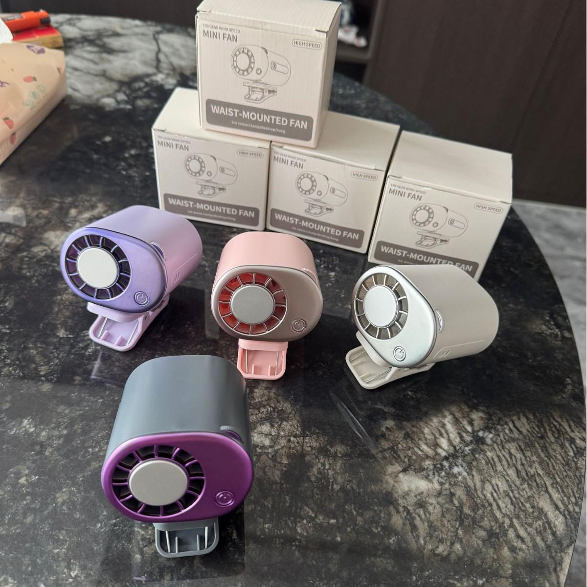 

In Stock: Hot Selling Portable Clip-On Fan with Cooling Ice Pack, Umbrella & Waist Clip Features 63.5x77.6x67.4 розовый