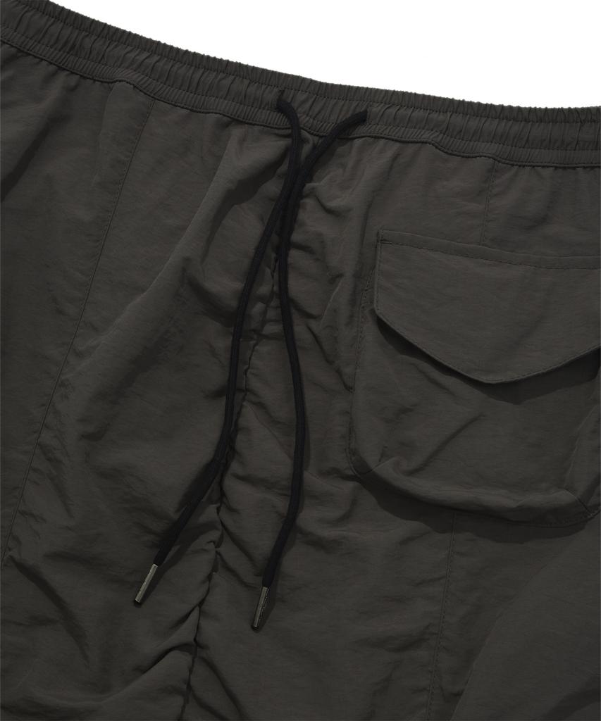 Vision Streetwear Vsw Parachute Maxi Cargo Skirt Charcoal