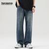 Mark Fairwhale Men's Retro Loose Straight Jeans