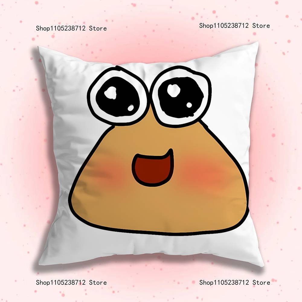 My Pet Alien Emo Noteit Pou Pillowcase Pillowslip Cushion Plush Boys Girls Cartoon Anime Kawaii Decoration Birthday Cute Gifts