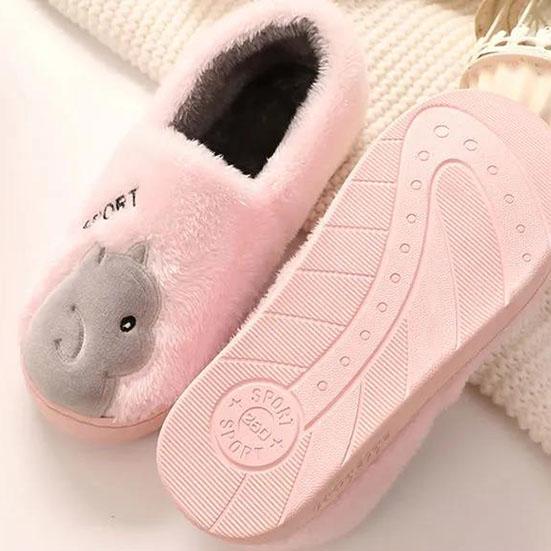 Женские зимние хлопковые тапочки с героями мультфильмов — фото 3