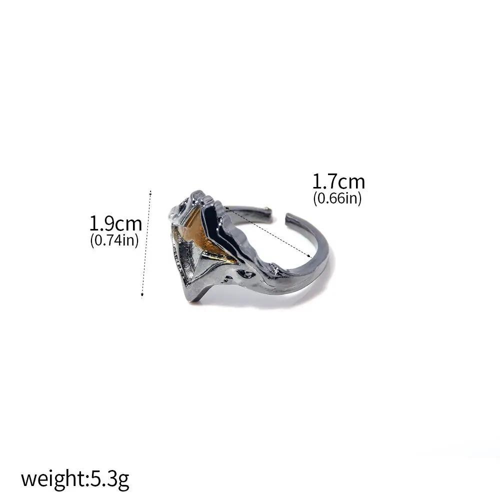 Dark Souls Series Adjustable Rings for Men Havel's Demon's Scar Chloranthy Badge Cosplay Jewelry Game Fans Accessories