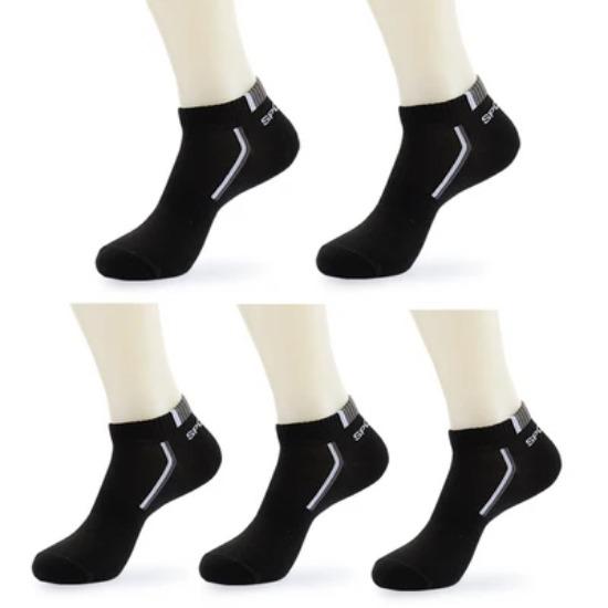 10Pieces=5Pair/lot Summer Cotton Man Short Socks Fashion Breathable Boat Socks Comfortable Casual Socks Male White