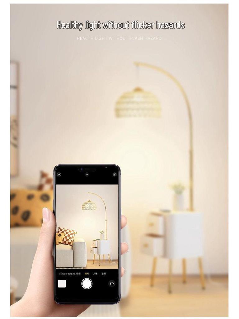 Modern Cream Floor Lamp: Versatile Style for Bedroom, Living Room, and Bedside