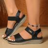 Fashion Women's Summer Casual Wedge Sandals 2025 New Lightweight Platform Walking Sandals Woman Plus Size Comfort Non Slip Beach Shoes