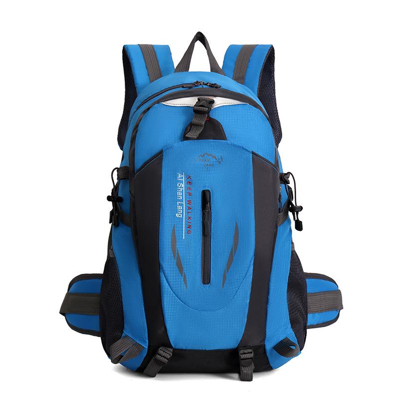 

40L Large Capacity Outdoor Mountaineering Backpack for Men & Women - Travel, Sports, Casual Use 40L синій