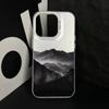 Dark Mist Mountain Range Phone Case For IPhone 17 16 15 14 Pro Max 13 12 11 Pro Max 7 8 Plus XS XR X 16E Hard Cover Case Funda