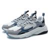 Chaussures de course basses résistantes à l'abrasion Li Ning pour homme Blanc Bleu AGCR205-3