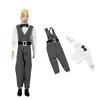 3 Sets Doll Clothing And Accessories Handmade Formal Business Suit Tuxedo Groom Clothes for 30cm/12in Ken Dolls Toys for Kids
